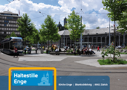 Haltestille Enge_Tessinerplatz